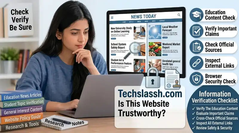 Checking MyClassNews.com articles, sources, external links, and website security