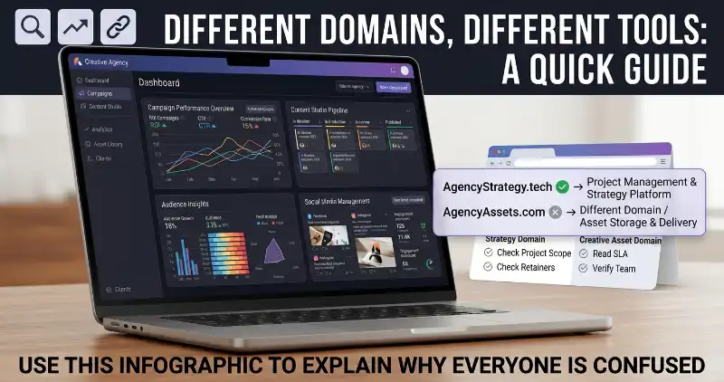 Publisuites.tech vs Publisuites.com domain and service comparison