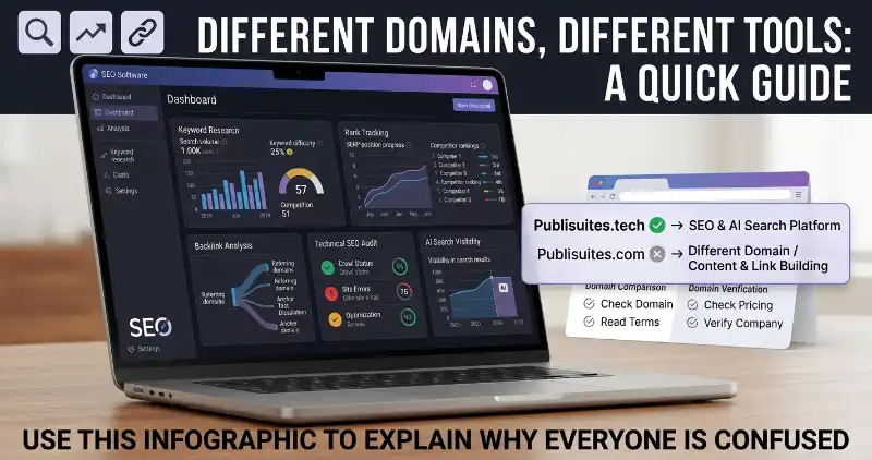Publisuites.tech SEO tools for website owners, marketers, and agencies