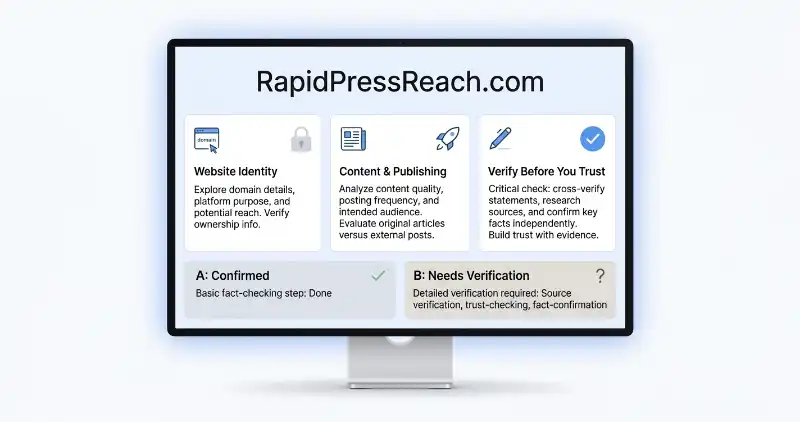 RapidPressReach.com publishing and guest post verification