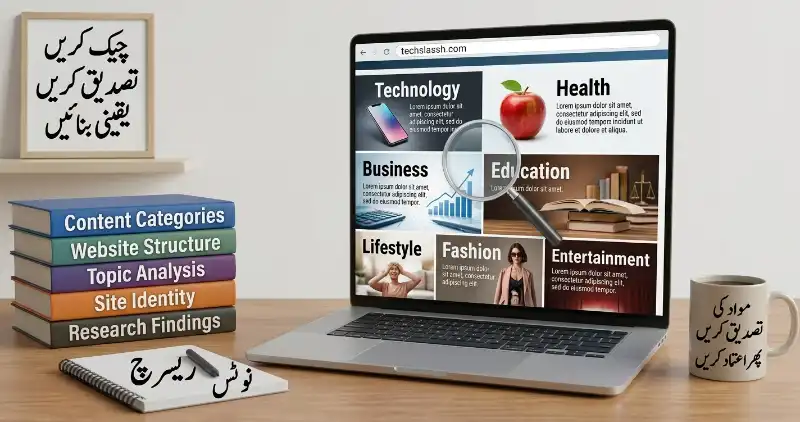 Checking Techslassh.com article sources, author, date, and website security