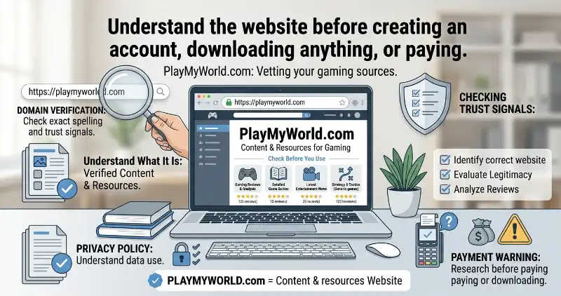 PlayMyWorld.com safety and website check before use