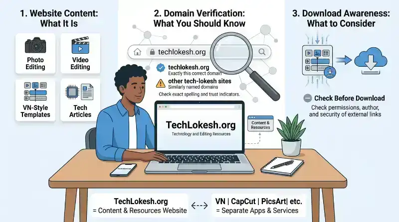 TechLokesh.org domain verification and download safety